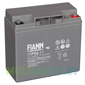 Аккумулятор для ИБП FIAMM 12FGL17 (12В/17 А·ч)
